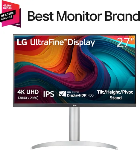 Miniatura 2 de LG 27UP650K-W Monitor 27" Ultrafino 4K UHD (3840 x 2160) IPS para Computadora, 60Hz, 5ms, DisplayHDR 400, Modo Lector, Protección contra parpadeo
