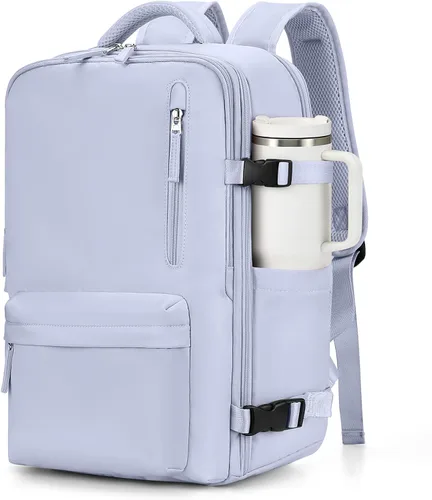 Miniatura 71 de VGCUB Mochila grande de viaje para trabajo, negocios, mochila para computadora portátil aprobada para vuelo, para mujeres y hombres, mochila