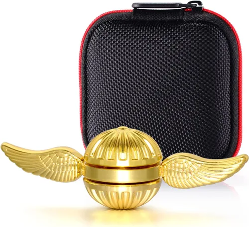 Bola de orbe de metal Fidget Spinner Anti-Ansiedad Alivio del estrés Enfoque Meditación Romper malos hábitos TDAH EDC Finger Spinning Juguetes Dorado
