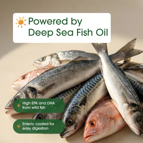 Miniatura 6 de NatureBell Aceite de pescado omega-3 3,000 mg - 240 cápsulas blandas - Apoyo para la salud de las articulaciones, el cerebro y el corazón* - con EPA
