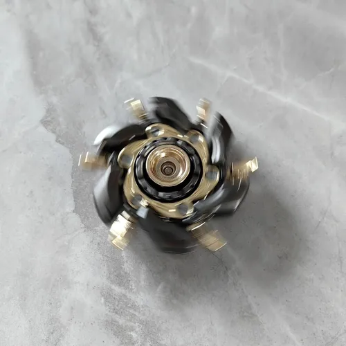 Miniatura 6 de T-Conceal EDC Fidget Sliders Open Armor Spinning Top - Juguetes para aliviar el estrés para adultos, metal magnético (Gris Oro)