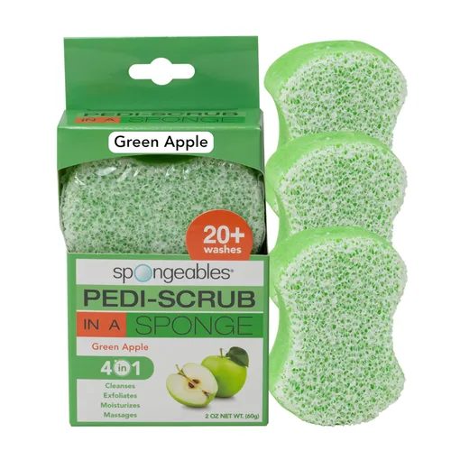 Miniatura 25 de Spongables Pedi Scrub - Esponja exfoliante para pies de 5+ lavados, lavanda, 6 unidades Aceite de árbol de té de lavanda Viaje