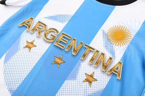 Miniatura 6 de Argentina World Champions Edition Deportes Fútbol Fútbol Niños Niños Jóvenes Camiseta Conjunto