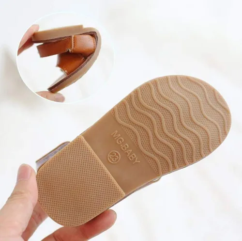 Miniatura 6 de DADAWEN - Sandalias para niña, para no mojarse, de verano, con tiras cómodas y planas (niñas pequeñas)