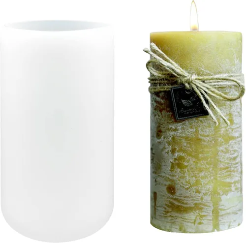Miniatura 15 de Molde de vela en forma de corazón con base, molde de silicona para hacer velas, diseño romántico de corazón para el día de San Valentín