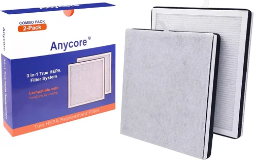 Miniatura 7 de Para Purezone Filtro de Repuesto Paquete de 2 Compatible con Purificador de Aire PureZone Pure Enrichment PEAIRPLG #PEAIRFIL, 3 en 1 Grado H13 True
