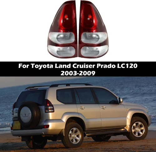 Miniatura 2 de Luz trasera derecha para Toyota Land Cruiser Prado LC120 2003 2004 2005 2006 2007 2008 2009 sin bombillas