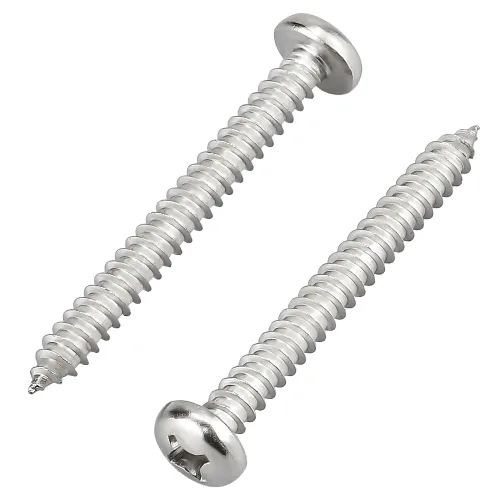 Miniatura 9 de Glvaner #4 tornillos autorroscantes de cabeza plana de 1-1/4 pulgadas (100 piezas) para madera, acero inoxidable 18/8 304, tornillos de chapa