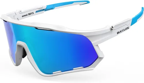Miniatura 19 de BUCKLOS Gafas de sol polarizadas para ciclismo y correr para hombres y mujeres, protección UV400, gafas de sol TR90 para bicicleta, béisbol, Marcos