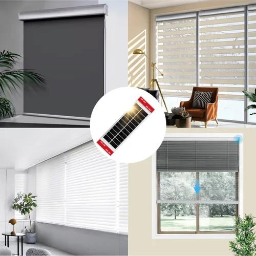 Miniatura 9 de 1 panel solar de 1.3 W5.5 V, adecuado para persianas eléctricas, persianas inteligentes, enchufe USB-C, generación de energía solar móvil, instalado