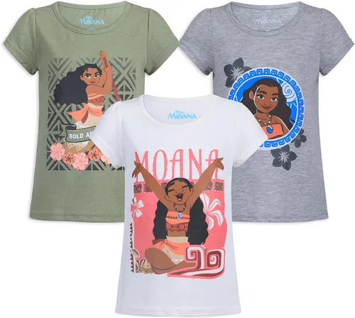 Miniatura 29 de Disney Lilo and Stitch - Paquete de 3 camisetas de manga corta para niñas pequeñas a grandes