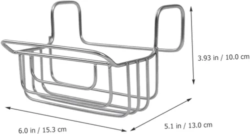 Miniatura 7 de SHOWERORO Escurridor de fregadero, cesta colgante, paño de cocina, colgador de paños de cocina, escurridor de platos, cesta de drenaje