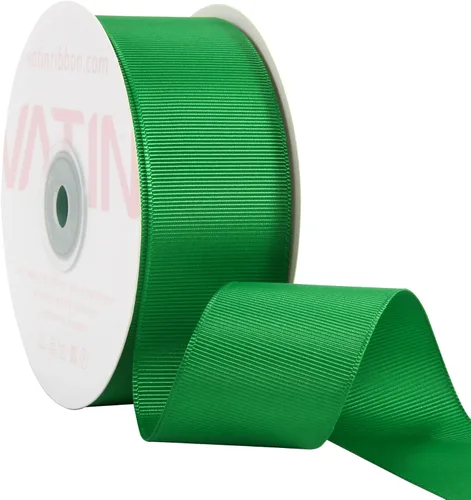 Miniatura 145 de Vatin - Rollo de cinta de grogrén, rollos de 25-50 yardas, perfecto para decoración de bodas, coronas, baby showers, envolturas de paquete de regalo
