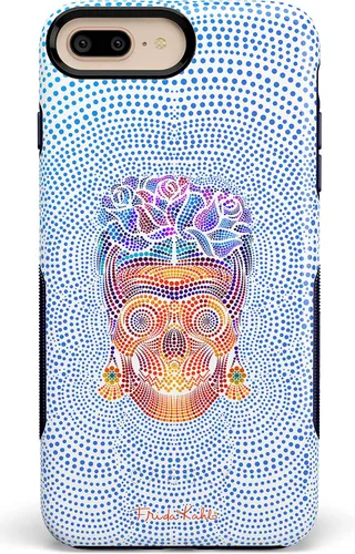 Miniatura 30 de Casely Funda para iPhone 6/7/8 Plus Funda con estampado de festival (solo buenas vibraciones)