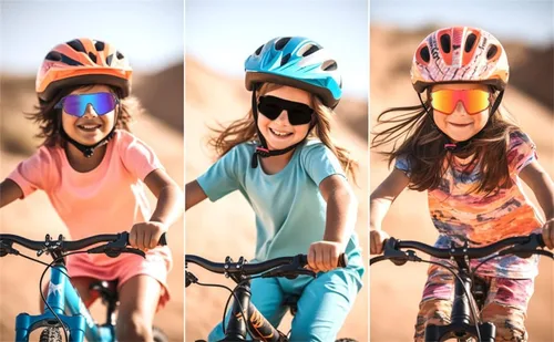 Miniatura 4 de FEISEDY Gafas de sol unisex para jóvenes, gafas de sol de béisbol y tenis, UV400 deportivas para niños y niñas, pantallas de ciclismo B4064