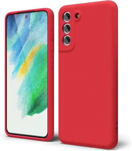 Miniatura 283 de oakxco Funda para teléfono Samsung Galaxy S21 Ultra con agarre de silicona líquida, bonita funda delgada y delgada de goma suave de TPU lisa