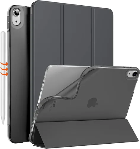 Miniatura 12 de MoKo para iPad Air de 11 pulgadas, funda para iPad Air de 7ª/6ª generación M3/M2 2025/2024, iPad Air de 5ª/4ª generación de 10.9" 2022/2020, Rojo