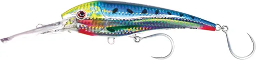 Miniatura 20 de Nomad Design DTX Minnow con sistema patentado Autotune - Acción de natación de pez cebo envejecido, BKK Diablo Caballa Rosa Caliente