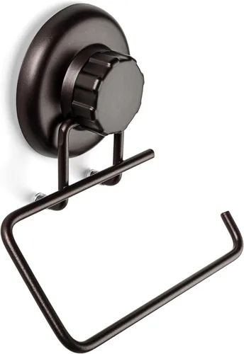 Miniatura 2 de HASKO accessories - Potente soporte de papel higiénico con ventosa al vacío – Montaje en pared sin perforaciones Dispensador de rollos de papel