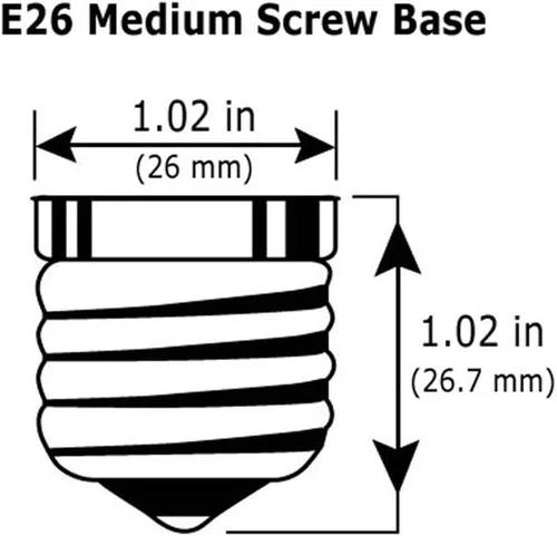 Miniatura 2 de Satco Bombilla mediana S29818 con acabado blanco, 4.63 pulgadas