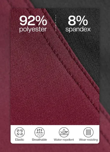 Miniatura 7 de BERGRISAR Pantalones cortos de ciclismo para hombre, corte holgado, con 6 bolsillos