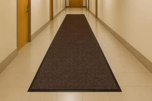 Miniatura 2 de Guardian Platinum Series Tapete Limpiador de Piso Interior, Goma con Alfombra de Nailon, 4'x17', Marrón