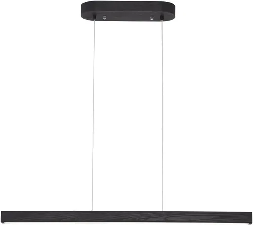 Miniatura 12 de YISDESIGN Lámparas colgantes lineales de madera de 47 pulgadas, modernas, LED, 36 W, regulables, iluminación colgante de techo, luces colgantes, Za.