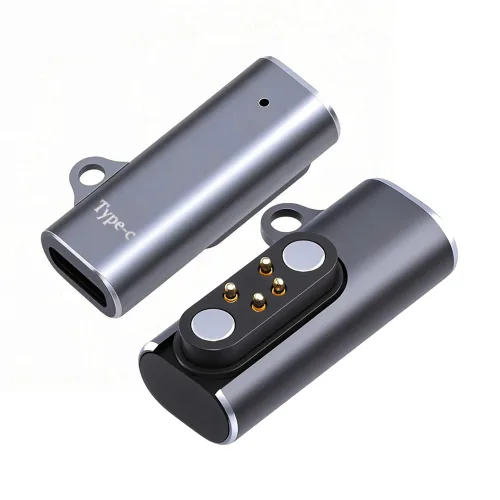 Miniatura 14 de 6 unids/set USB-C hembra a 2 pines DC 5 V potencia carga adater para cortadora de pelo eléctrica barba recortadoras afeitadoras instrumentos