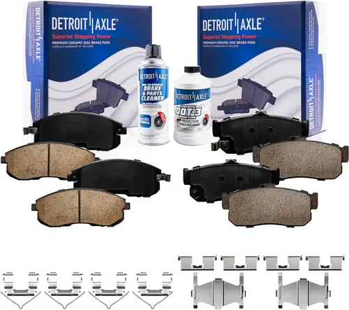 Miniatura 21 de Detroit Axle - Pastillas de Freno Delantero para Mercedes- Benz C230 C250 C300 SLK250, Pastillas de Freno Cerámica w/Reemplazo de Hardware