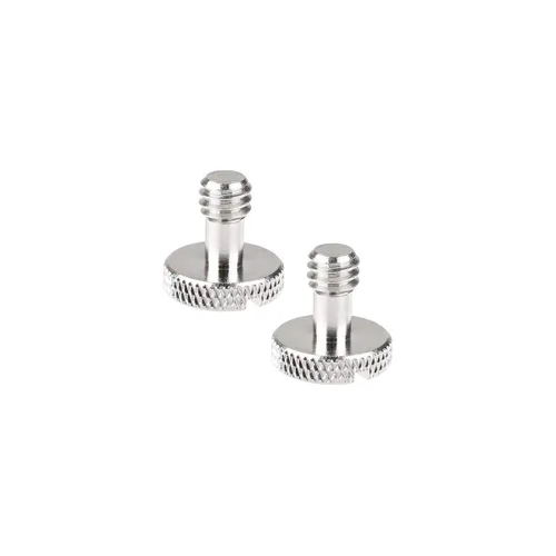 Miniatura 2 de CAMVATE Tornillo ranurado de 1/4"-20 para placa de liberación rápida de cámara (2 piezas) - 2025
