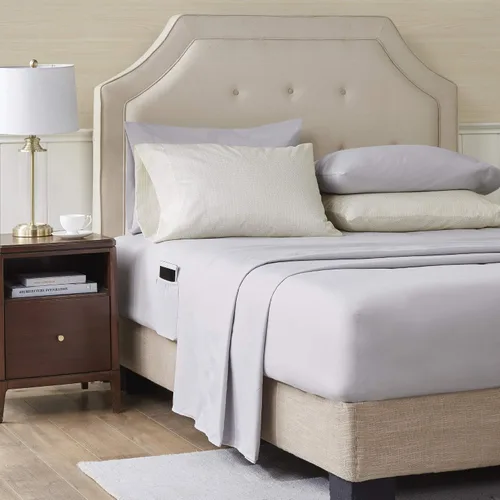 Miniatura 4 de Comfort Spaces - Edredón cómodo con juego completo de sábanas y con bolsillo lateral, casual y moderno para todas las estaciones, fundas de cojín a