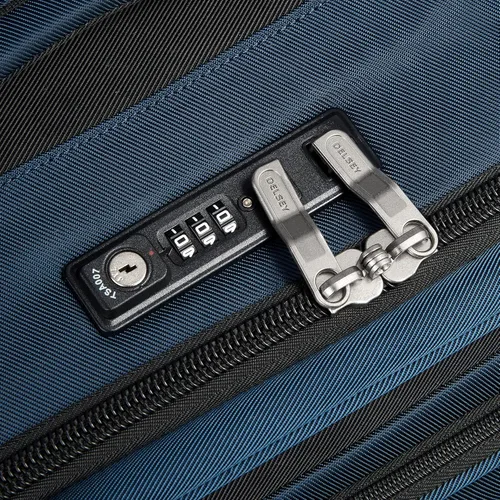 Miniatura 4 de DELSEY Paris Sky Max 2.0 Softside - Equipaje expandible con ruedas giratorias, Azul, Sky Max 2.0 Softside - Equipaje expandible con ruedas giratorias