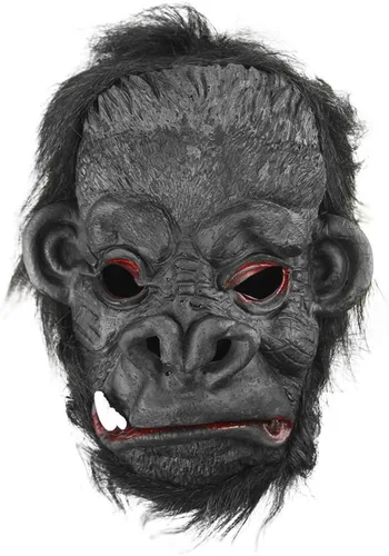 RUIXIA Disfraz de Halloween peludo de cara completa Cosplay látex hombre lobo máscara carnaval Pascua fiesta temática accesorios casa encantada