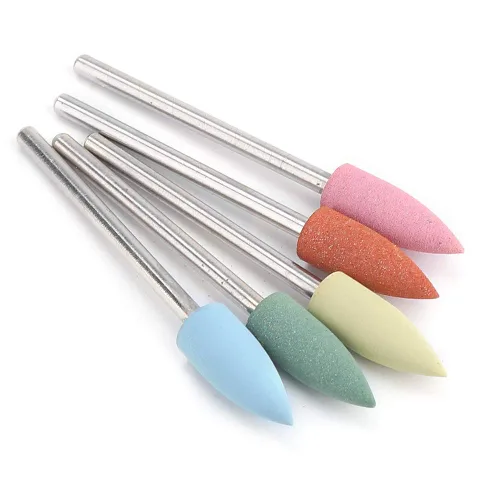 Juego de brocas eléctricas para uñas, brocas de goma para uñas, limpiador de cutículas, juego de brocas de polvo, manicura y pedicura, herramienta