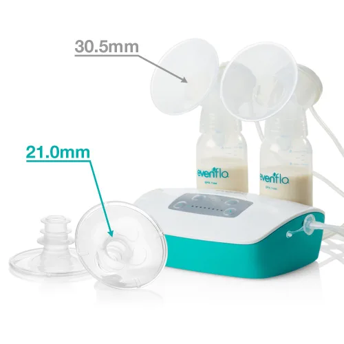 Miniatura 3 de Evenflo Feeding Sistema de brida AdvancedFit de 2 piezas con acceso a video instructivo, XS, 0.827 in (paquete de 2)
