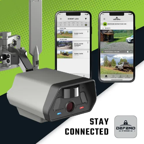 Miniatura 3 de Cámara de Seguridad Celular TACTACAM Defend: LTE, Sin Necesidad de WiFi, Foto 4K + Video 1080p, Flash IR de 100 Pies, 8GB Internos + SD
