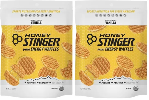 Miniatura 22 de Honey Stinger Gofre de Mantequilla de Maní Orgánica, Stroopwafel Energético para Ejercicio, Resistencia y Rendimiento, Nutrición Deportiva