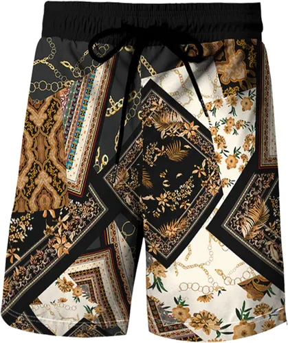 Miniatura 42 de RPOVIG Conjunto de playa a juego con camisas y pantalones cortos para hombre, ropa floral hawaiana para festival, conjuntos de 2 piezas con sombrero