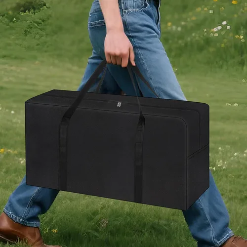 Miniatura 7 de Klmnop Bolsa de almacenamiento para sillas plegables de alta resistencia, tela Oxford 600D, funda de almacenamiento para silla grande