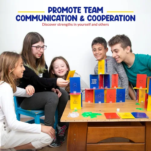 Miniatura 4 de Juegos socioemocionales para adolescentes y niños mayores de 6 años Juego de terapia de torre de autoestima StrongSuit para consejeros, terapeutas