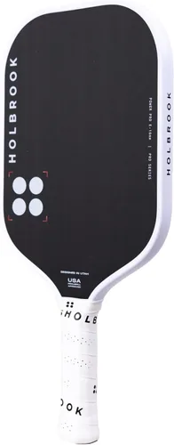 Miniatura 4 de Holbrook Power Pro E Pickleta de pickleball alargada: aprobada por USAPA, superficie de fibra de carbono, potencia, control, giro, núcleo de espuma