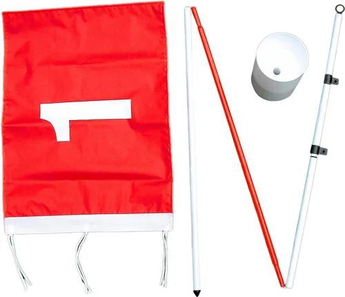 ProActive Sports Poste de acero para bandera de patio trasero y copa de golf