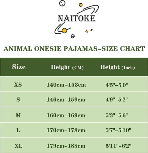 Miniatura 5 de NAITOKE Pijama de animal para adultos, disfraz de Halloween, cosplay