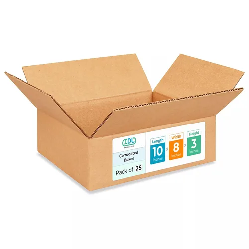 Miniatura 305 de IDL Packaging Paquete de 5 cajas de envío altas de 8 x 8 x 48 pulgadas, extra resistentes de 200 libras frente a caja regular, cajas de mudanza