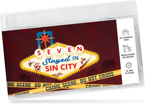 Juego de misterio de asesinato sin resolver: Siete asesinados en Sin City | Juega solo o como grupo | ¿Puedes resolver el crimen antes de cometer
