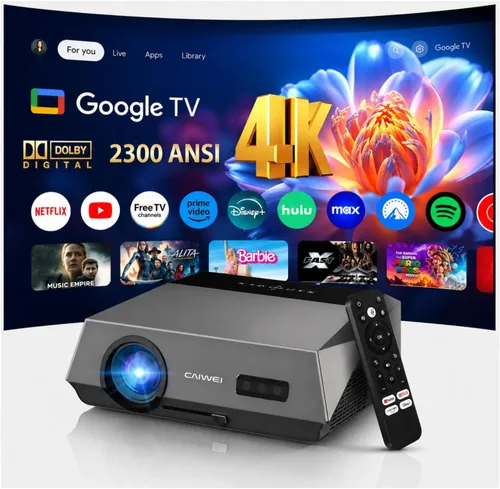 Miniatura 11 de Proyector inteligente ANSI 2400 4K【Netflix】, MEMC, DD+ 70W Dolby ,HDMI eARC, 64GB, WiFi 6, AI-PQ, enfoque automático/Keystone, Copa del Mundo TV