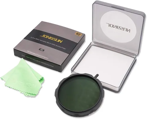Miniatura 9 de JONGSUN Filtro ND variable de 3.228 in, S-Pro MRC de 16 capas de nano revestimientos, más de 10 paradas ND2-ND1000 graduado de ajuste continuo, kit