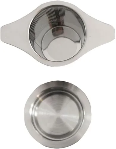Miniatura 6 de SagaSave Filtro de café reutilizable de acero inoxidable sin papel, doble cesta de malla fina para té suelto y café molido para taza