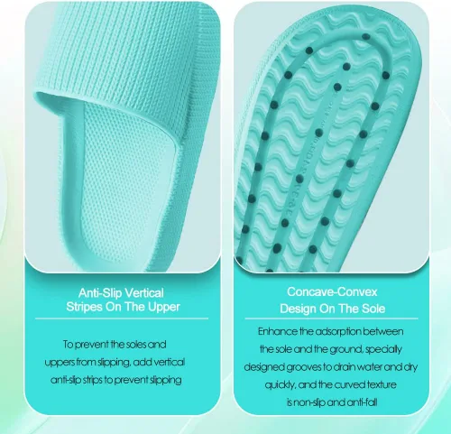Miniatura 4 de Sandalias de nube para niños, niñas, niños, pantuflas de ducha y baño, cómodas pantuflas antideslizantes de suela gruesa para verano, zapatos