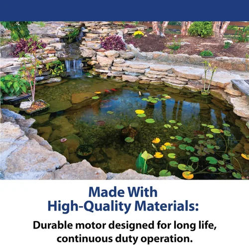 Miniatura 6 de The Pond Guy RapidFlo - Bomba de agua sumergible para exteriores, perfecta para estanques, cascadas, arroyos, características hidropónicas y sin